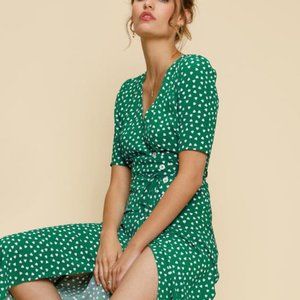 Rouje Gabin mid-length dress in Green